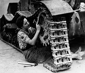 ремонт гусеницы танка